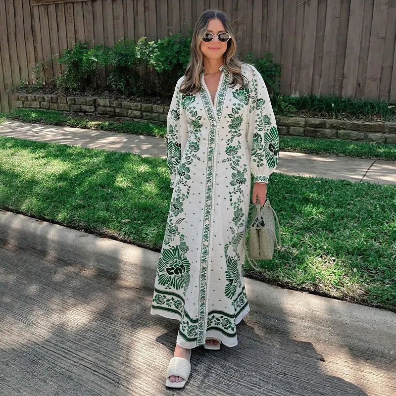 CASSANDRA - GLAMOROUS FULL-LENGTH DRESS