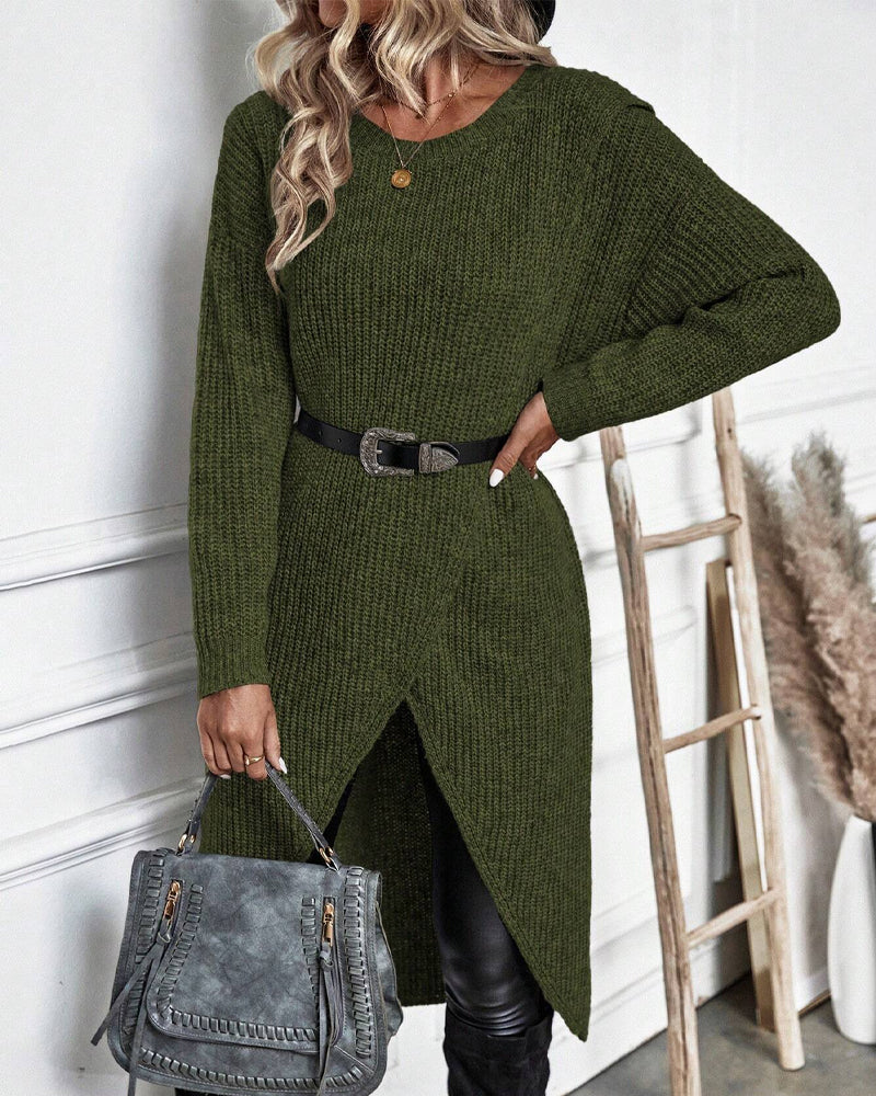 Addison™ - Irregular Style Sweater Dress
