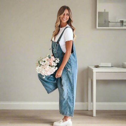 CARMINA –  RETRO WASH ADJUSTABLE STYLE JUMPSUIT