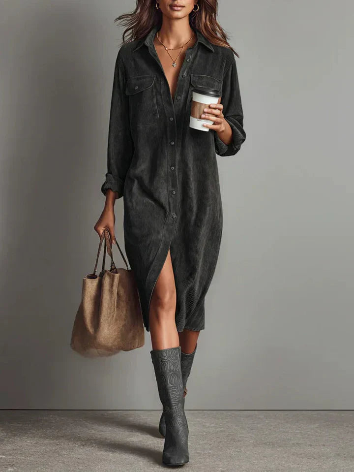 Elegant Casual Dress With A Relaxed Fit