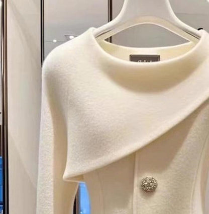 Lola | Asymmetric Buttoned Blazer