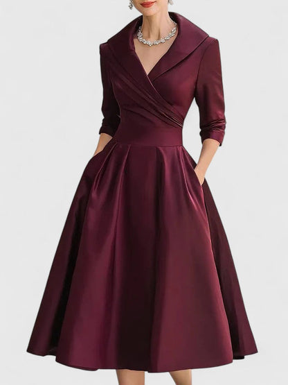 Yan | Elegant Midi Dress