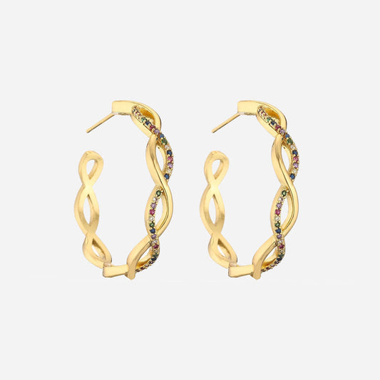 Julenyssa | Wave Earrings 18K Gold