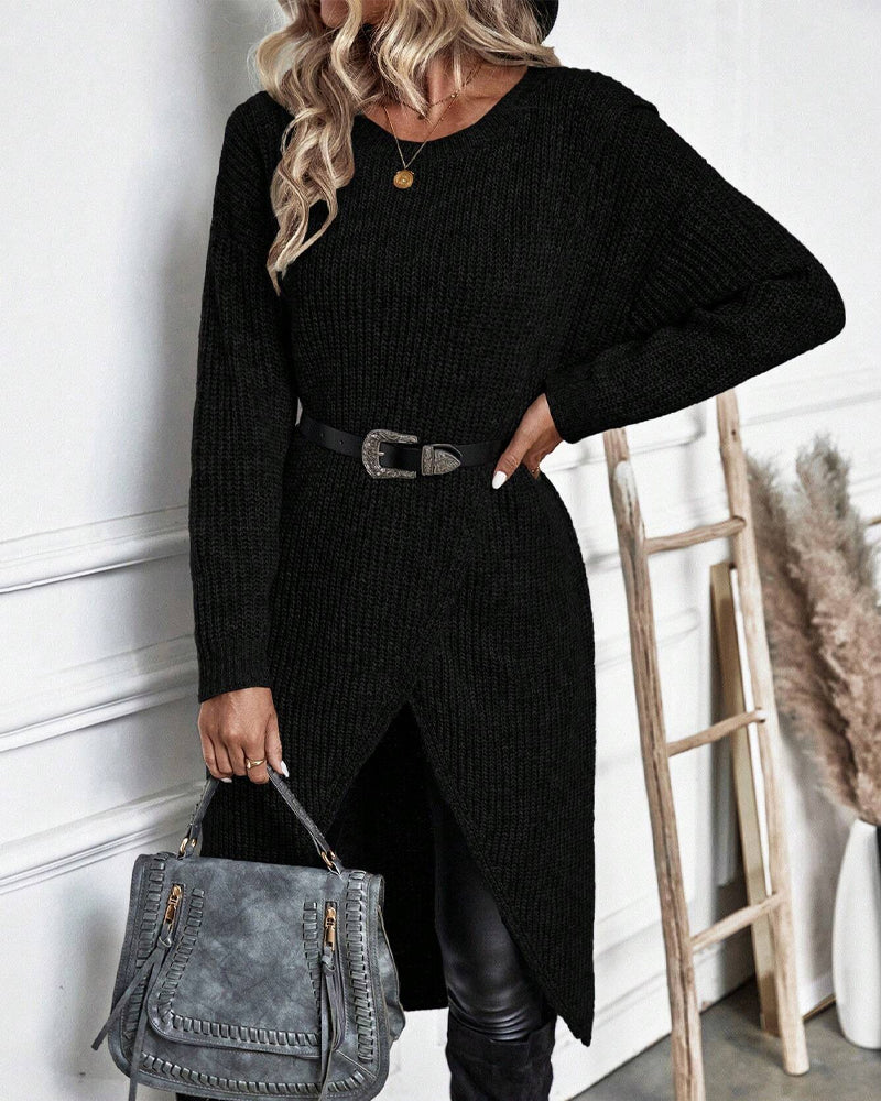 Addison™ - Irregular Style Sweater Dress