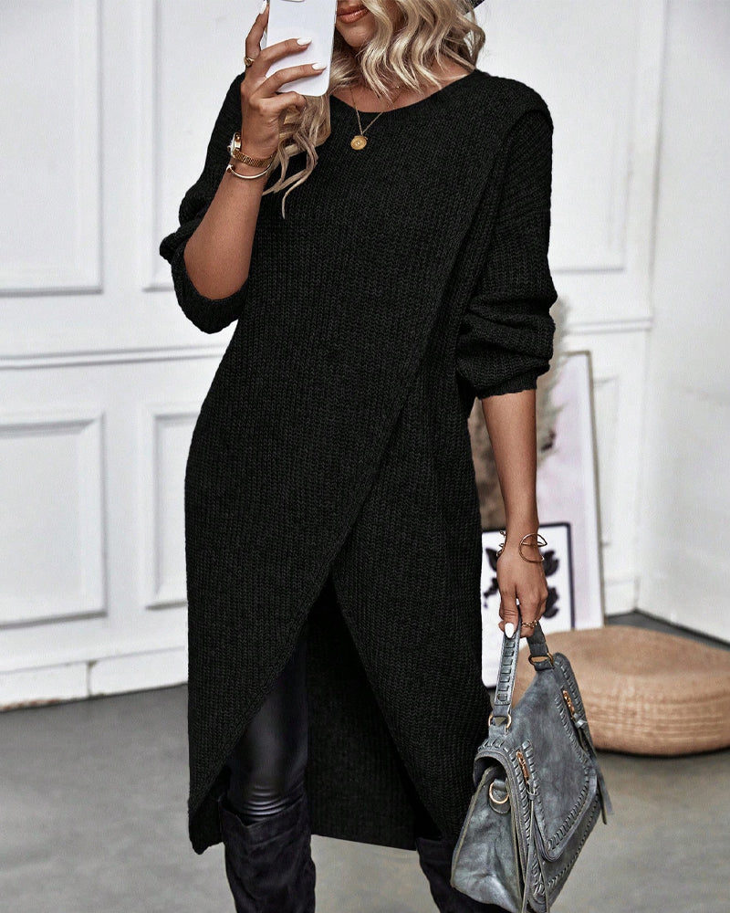 Addison™ - Irregular Style Sweater Dress