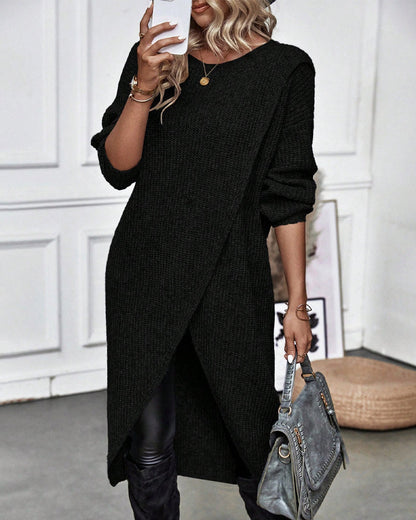 Addison™ - Irregular Style Sweater Dress