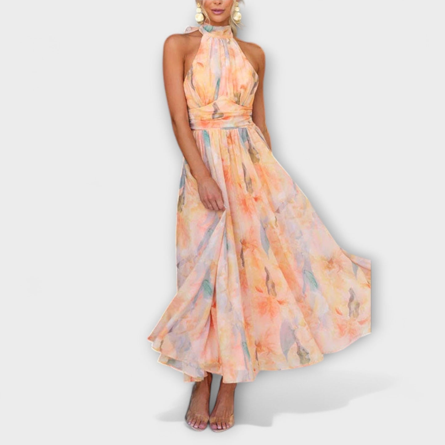 ALANA – DREAM HALTER MAXI DRESS