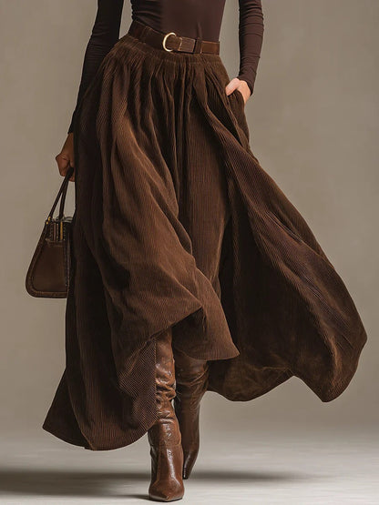 Aveline Two-Piece Set (Turtleneck & Maxi Skirt)