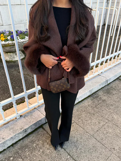 NORIDALE - ELEGANT PLUSH TAILORED COAT