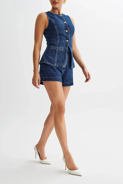 ASTER - MODERN DENIM TWO-PIECE SET