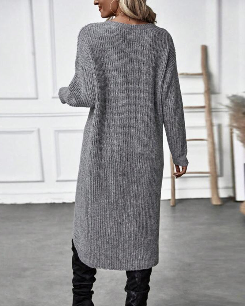 Addison™ - Irregular Style Sweater Dress
