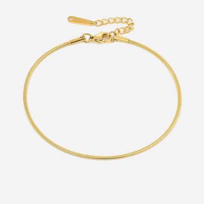 Shanileigh | Pink Anklet 18K Gold