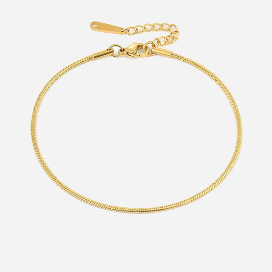 Shanileigh | Pink Anklet 18K Gold