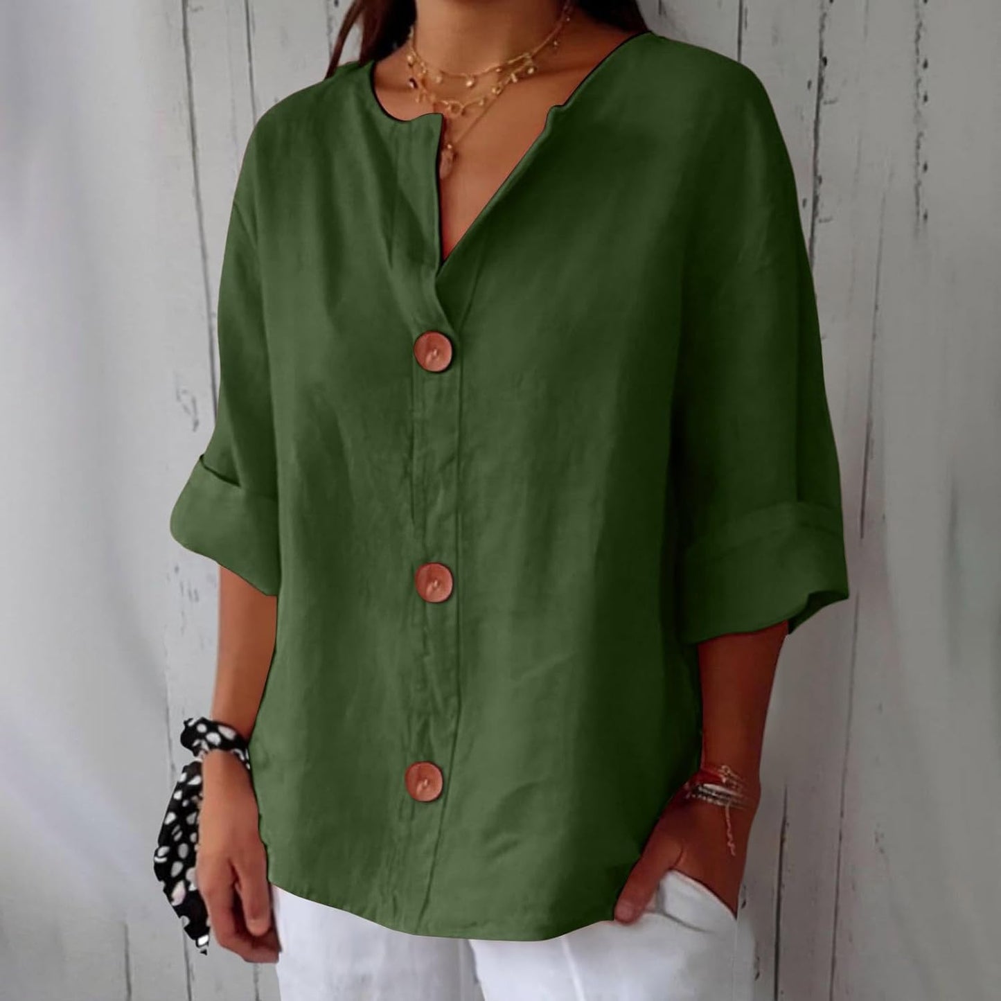 CAMERON - CLASSIC LIGHTWEIGHT LINEN TOP