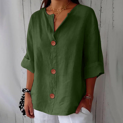 CAMERON - CLASSIC LIGHTWEIGHT LINEN TOP