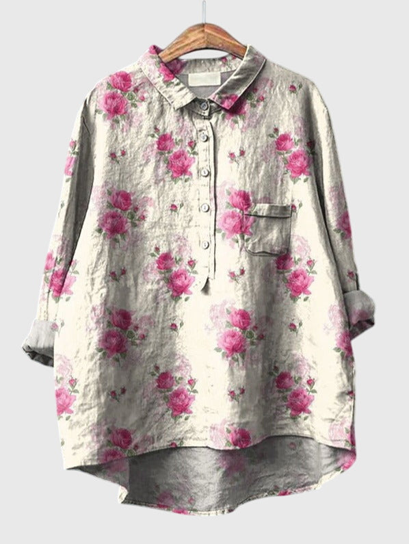 Kate™ | Vintage Floral Blouse