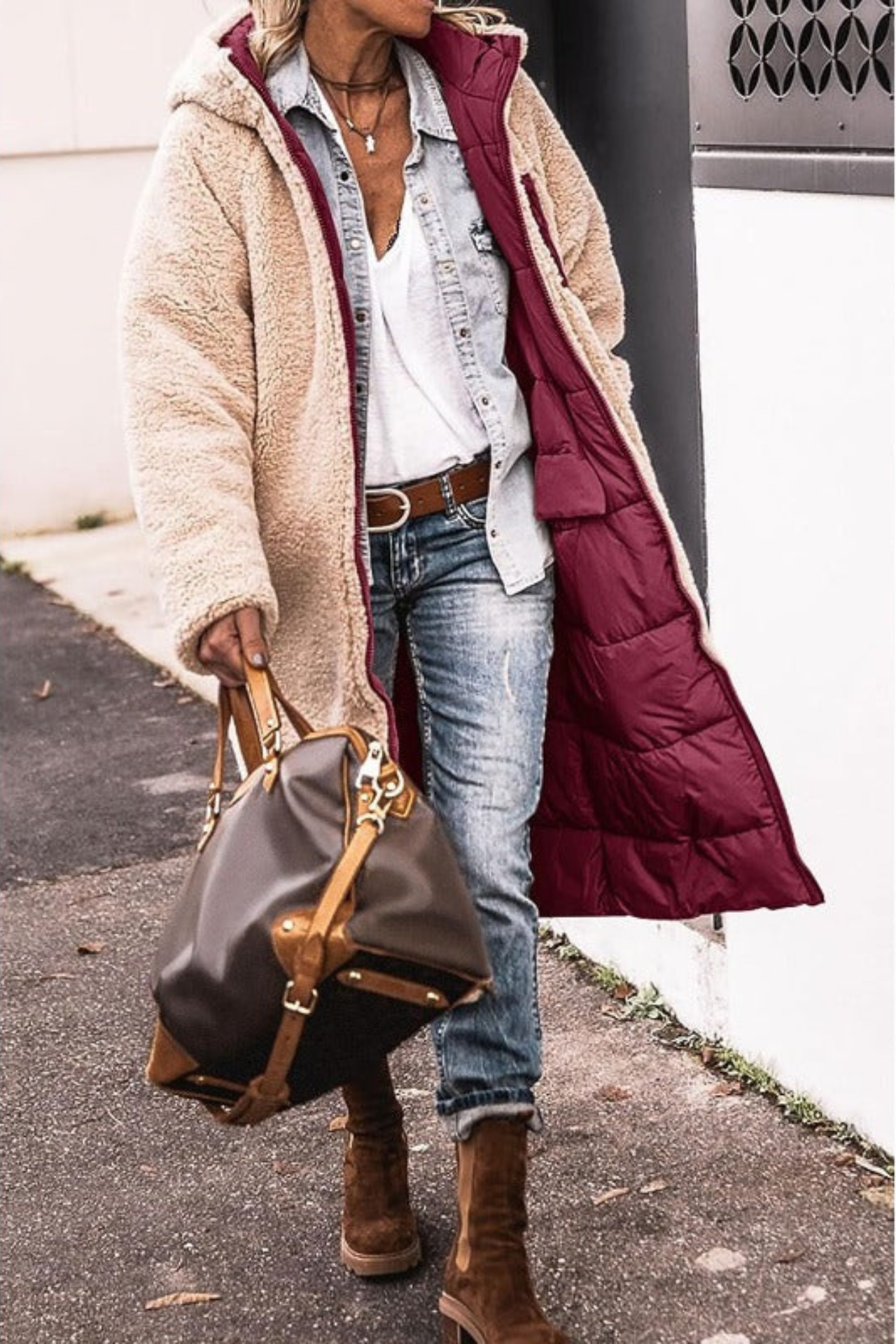 Sasha™ | Premium Elegant Reversible Coat