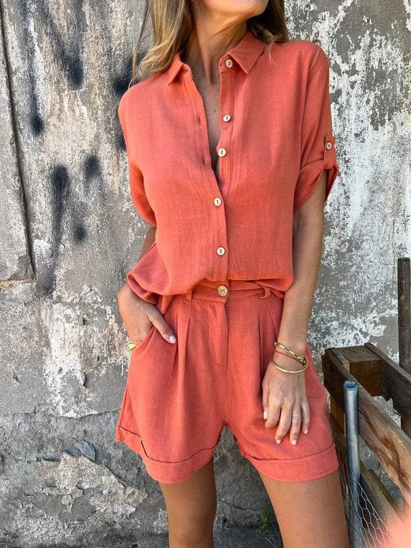 ABEGAIL -  RELAXED SUMMER SHORT SET