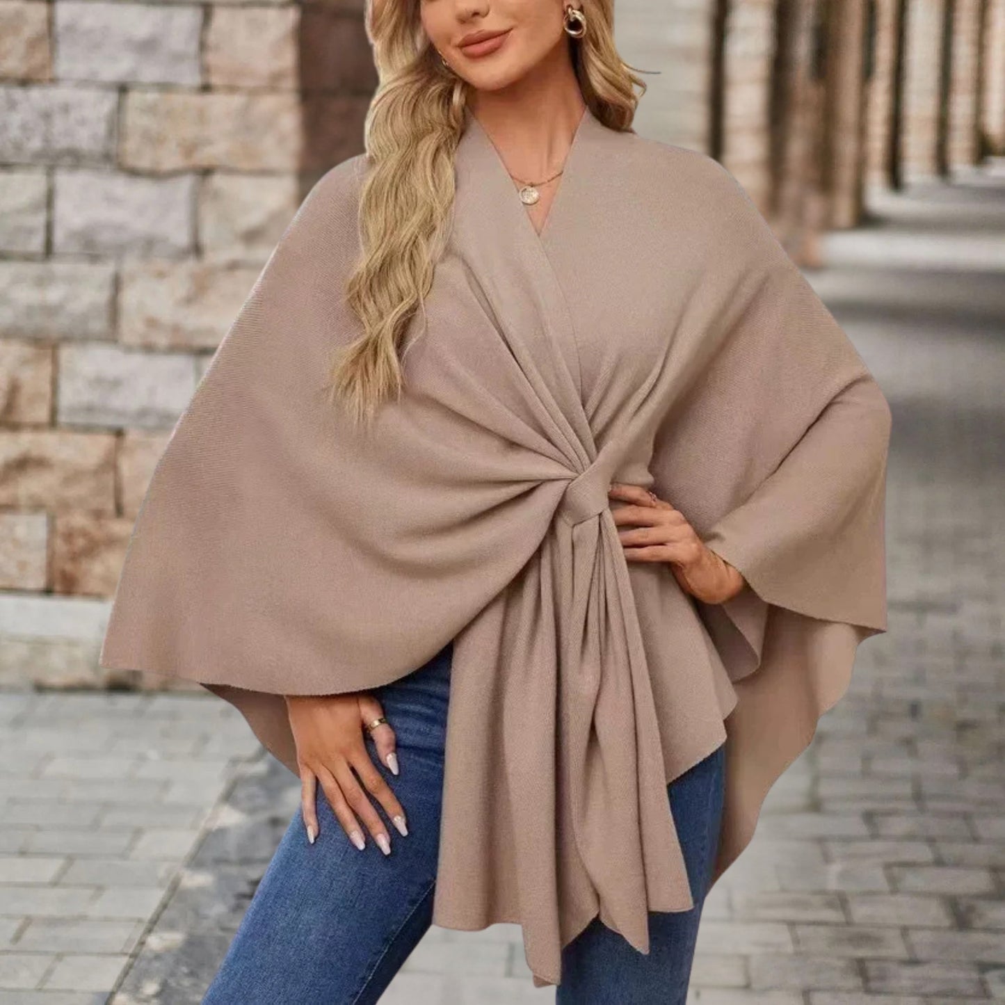 Emryn™ | Stylish Cardigan Poncho