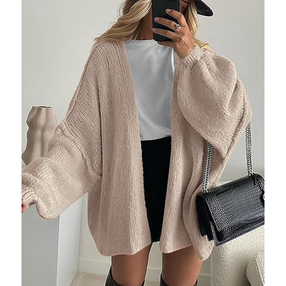 ALIYAH - CHIC WARMTH KNIT MAXI CARDIGAN