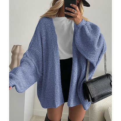 ALIYAH - CHIC WARMTH KNIT MAXI CARDIGAN