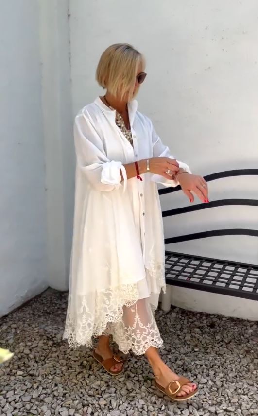 ALMERAY - ELEGANT LACE DRESS SET