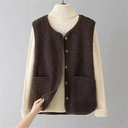 AMANDA – COZY BUTTON-UP VEST
