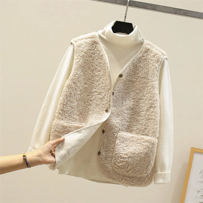 AMANDA – COZY BUTTON-UP VEST