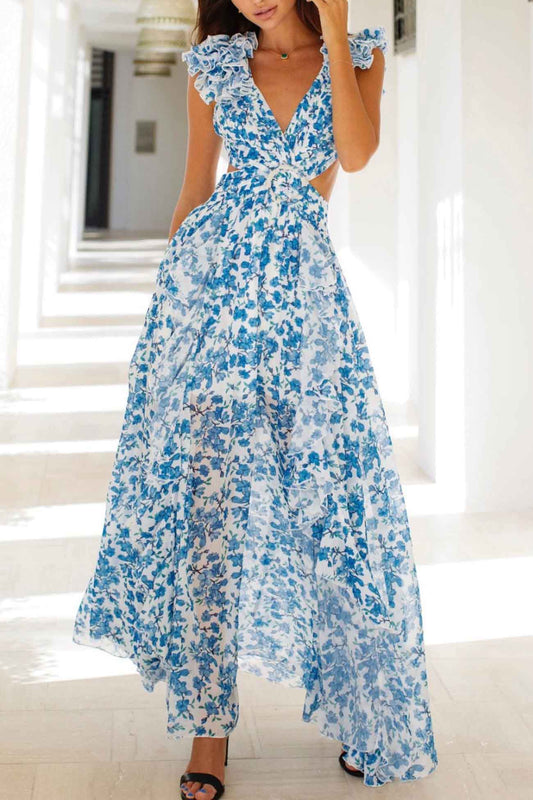 AMMALIE - CHIC SUMMER ELEGANCE MAXI DRESS
