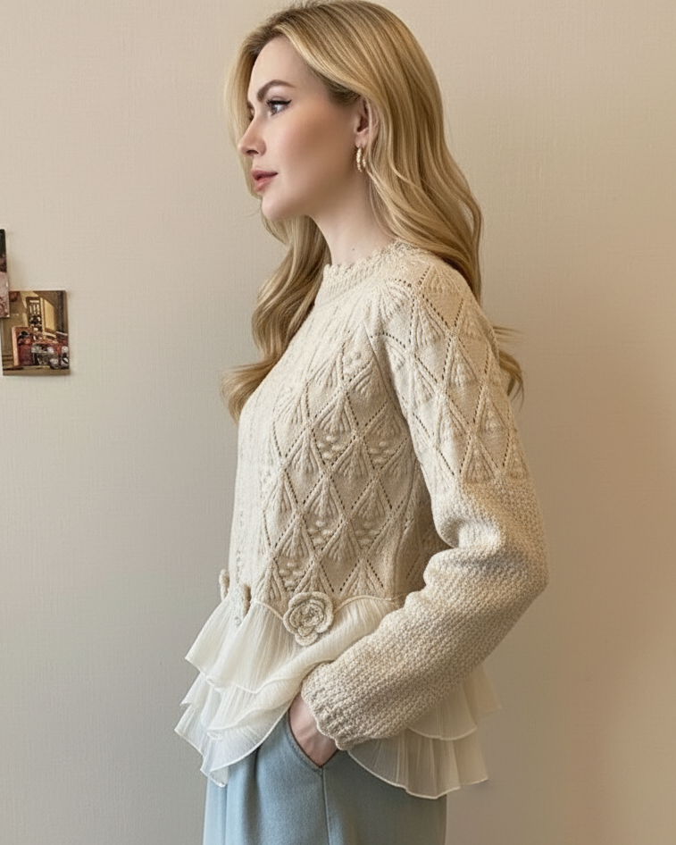 Taylor | Ruffle Sweater™