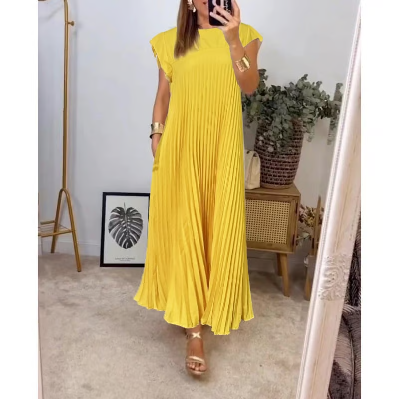 BAYLOR - GRACEFUL FLOWING LONG EVENING DRESS