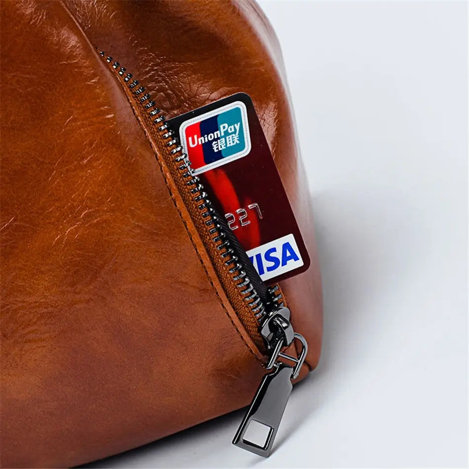 AMORY - Stylish LEATHER HANDBAG