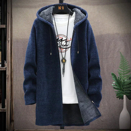 AIDEN – COZY FLEECE-LINED HOODED JACKET