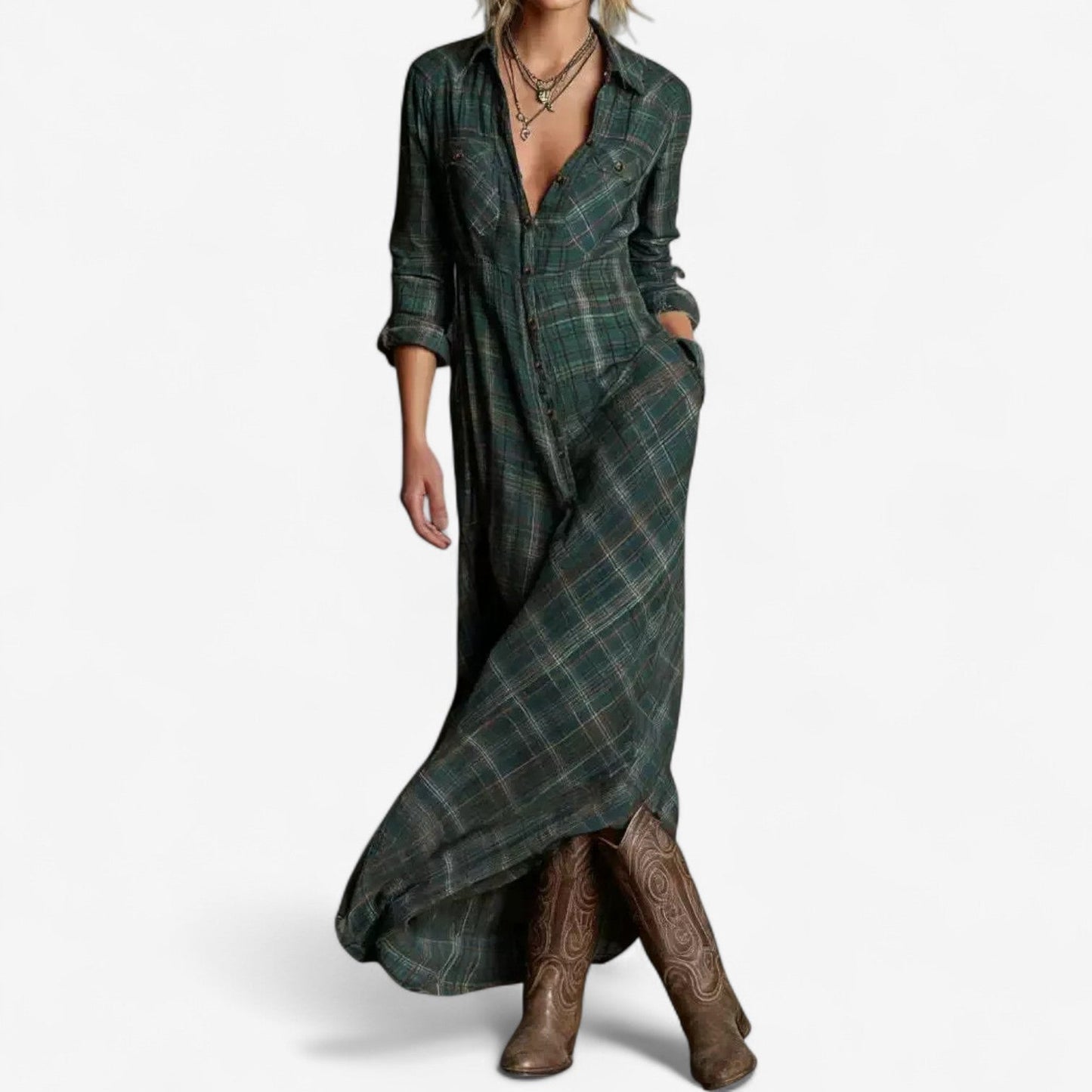 Lunori™  Maxi Chemise Intemporelle
