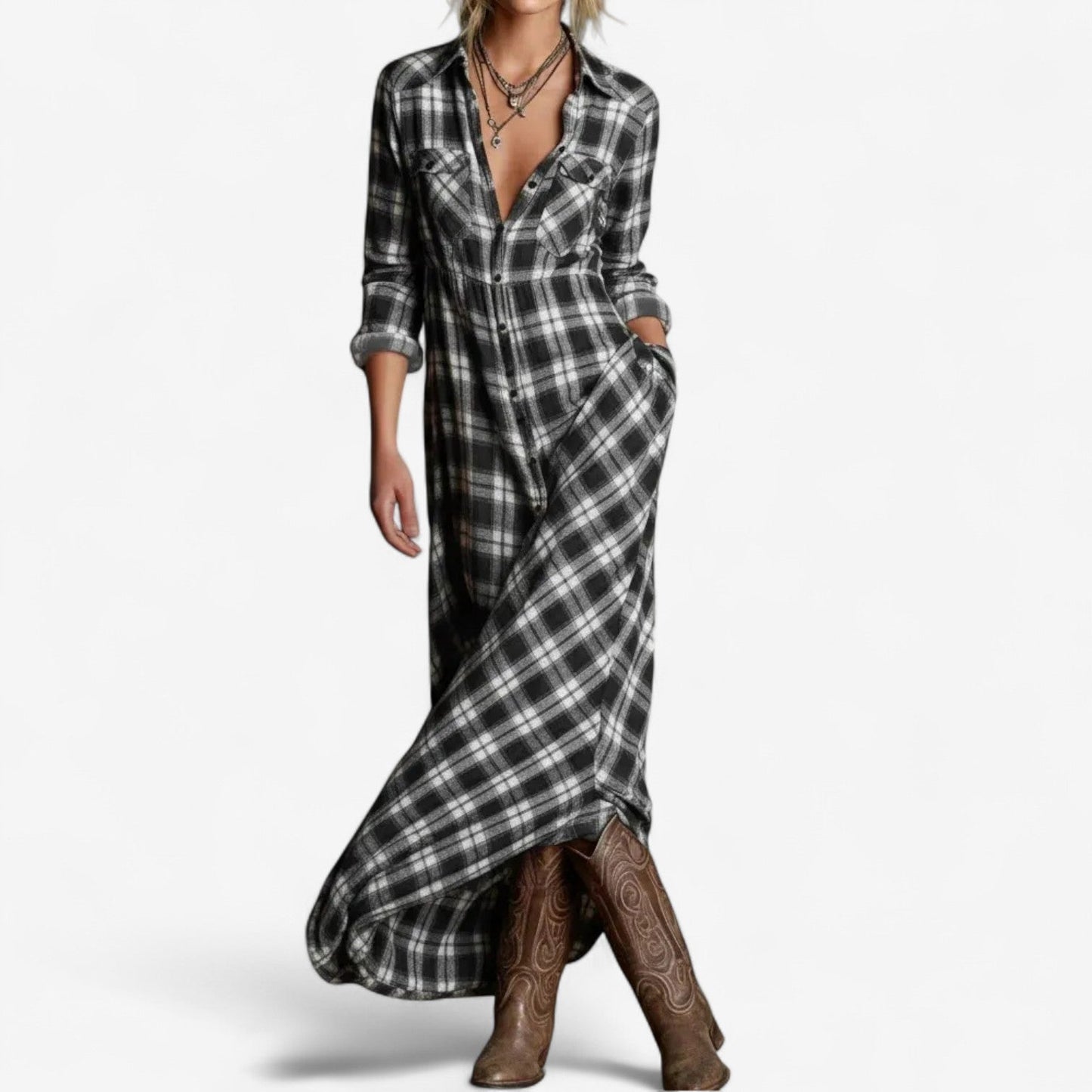Lunori™  Maxi Chemise Intemporelle
