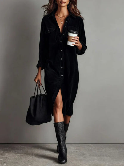 Elegant Casual Dress With A Relaxed Fit