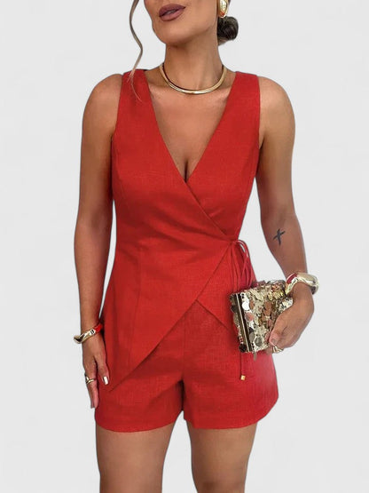 Florence™ | Elegant Wrap Jumpsuit