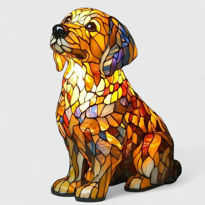Spiritual Light Golden Retriever Figurine
