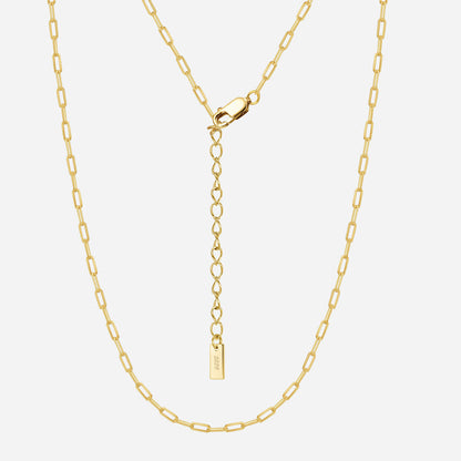 Tiaralynn | Small Paper Necklace 18K Gold