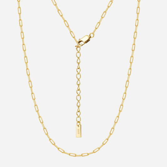 Tiaralynn | Small Paper Necklace 18K Gold