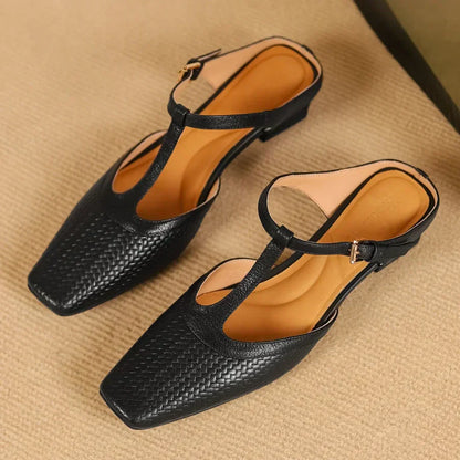 ANN - RENA LEATHER SANDALS