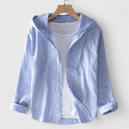 Demi | Elegant Hooded Blouse