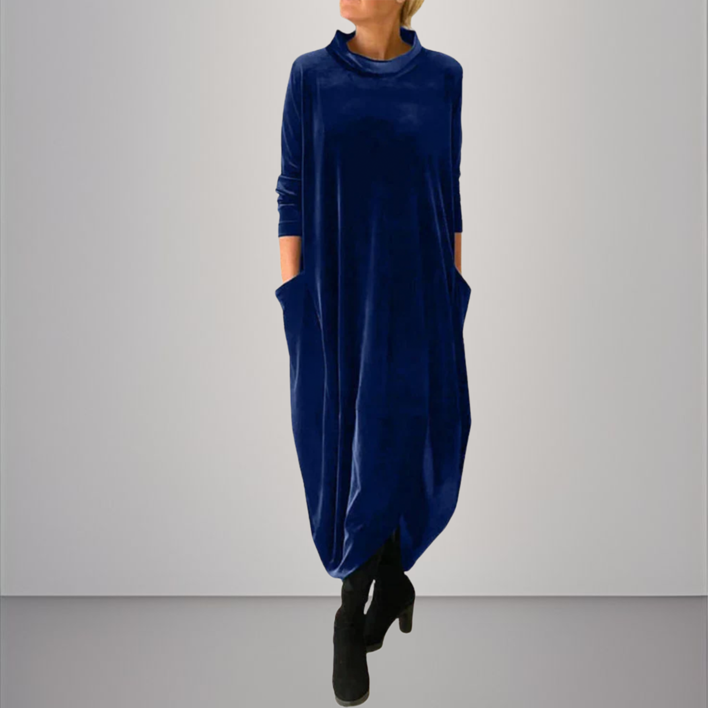 Velvet Elegant Maxi Dress
