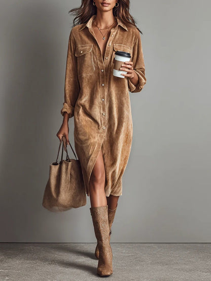 Elegant Casual Dress With A Relaxed Fit