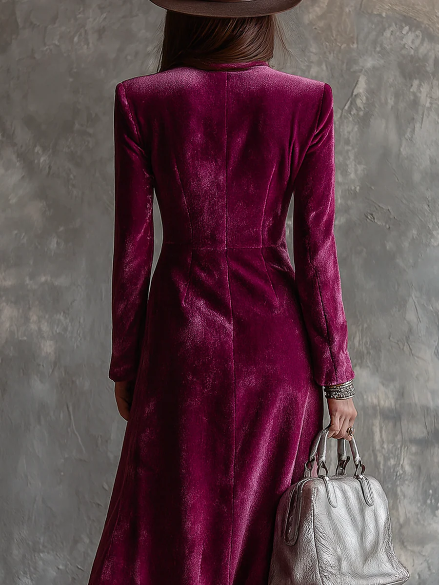 Victoria - Velvet Blazer Dress
