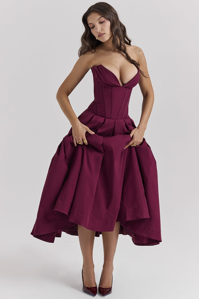 BETHY - CLASSIC BLACK PARTY DRESS