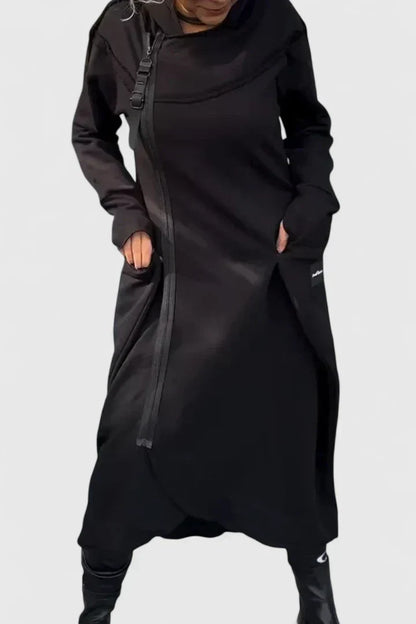 Jessamine - Side Zip Hooded Cardigan