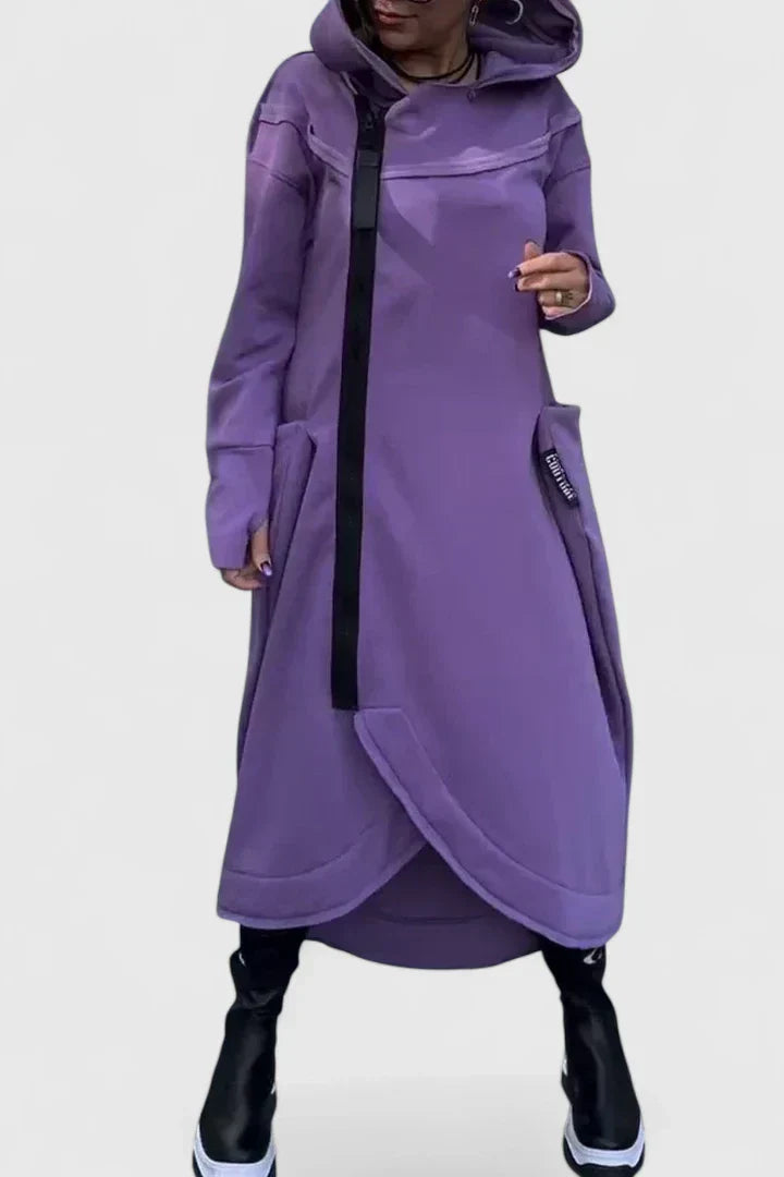 Jessamine - Side Zip Hooded Cardigan