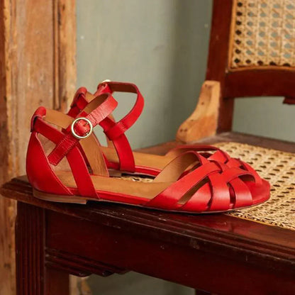 Alma | Strappy Flat Sandals