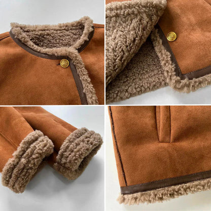 ADDISON – CHIC FAUX SHEARLING JACKET